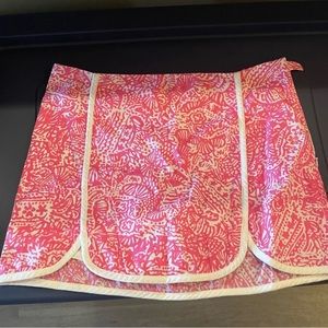 Lilly Pulitzer Hotty Pink Cala Skort Size 6 Get Crackin Print